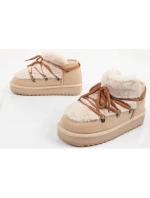 D.Franklin dámské zimní boty [DFSH370011-BEIG] dámské