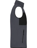 Daiber JN 1310 Pánská fleecová vesta 02.1310 carbon/black