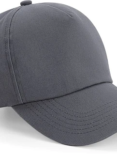 Beechfield B 25 5 panelová kšiltovka "Authentic" 53.0025 graphite grey