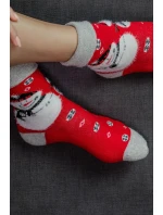 Unisex vánoční ponožky v krabičce – 1 pár se sněhulákem