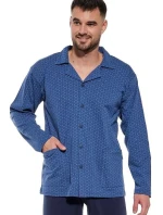 Cornette pyžamo 114/66 dlouhé/r S-2XL pánské rozepínací