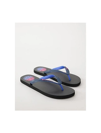 Plážové žabky RIP CURL Wetty Fade Bloom Open Toe, tmavě modré