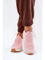 Pohodlné Dámské Sportovní Boty Big Star RR274A131 HI-POLY SYSTEM Růžové