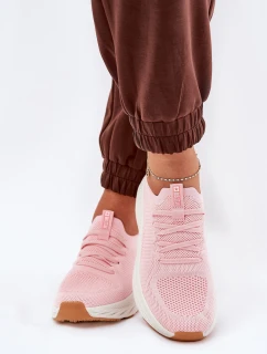 Pohodlné Dámské Sportovní Boty Big Star RR274A131 HI-POLY SYSTEM Růžové