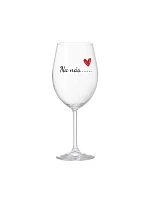 Na nás....... - čirá sklenice na víno 350 ml Na nás....... - čirá sklenice na víno 350 ml