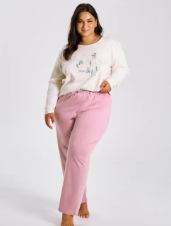 3470 DÁMSKÉ DLOUHÉ PYŽAMO MONICA 2XL-4XL