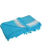 Kariban K 128 Plážová osuška Fouta 20.K128 turquoise/white Kariban K 128 Plážová osuška Fouta 20.K128 turquoise/white