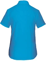 Kariban K 548 Popelínová halenka "Judith" s krátkým rukávem 20.K548 bright turquoise