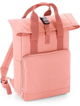 BagBase BG 118 Rolovací batoh s dvojitým držadlem 52.0118 blush pink BagBase BG 118 Rolovací batoh s dvojitým držadlem 52.0118 blush pink