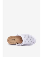 Pěnové Klapky Chodaky Dámské Bílé Faylina Pěnové Klapky Chodaky Dámské Bílé Faylina