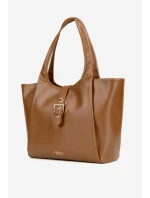 Kabelka Shopperka s přezkou NOBO BAG6010-017 světle hnědá