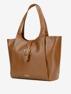 Kabelka Shopperka s přezkou NOBO BAG6010-017 světle hnědá