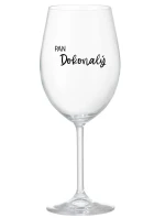 PAN DOKONALÝ - čirá sklenice na víno 350 ml PAN DOKONALÝ - čirá sklenice na víno 350 ml