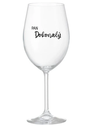 PAN DOKONALÝ - čirá sklenice na víno 350 ml PAN DOKONALÝ - čirá sklenice na víno 350 ml