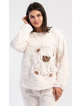 Dámské pyžamo dlouhé Teddy Dámské pyžamo dlouhé Teddy