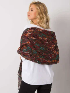 Závoj AT CH F106008 tmavě hnědý