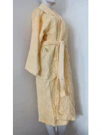 AKCE - Unisex froté župan se šálovým límcem sv. žlutý - Veratex AKCE - Unisex froté župan se šálovým límcem sv. žlutý - Veratex