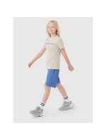 Chlapecké bavlněné tričko 4F 4FJWSS25TTSHM2186-12S