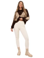 Jumper MI SW WM295.15 hnědý Jumper MI SW WM295.15 hnědý