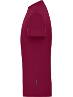 Daiber JN 1808 Pánské pracovní tričko z bio bavlny - Solid 02.1808 wine