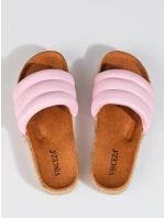 Designové nazouváky dámské růžové na klínku Designové nazouváky dámské růžové na klínku