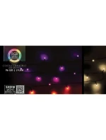 VÁNOČNÍ STROM SVĚTLA SVĚTELNÝ ŘETĚZ 96 VEDL RGB S DÁLKOVÝM OVLÁDÁNÍM