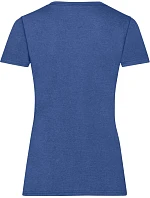 Fruit of the Loom Lady-Fit Valueweight T Dámské tričko 16.1372 retro heather royal Fruit of the Loom Lady-Fit Valueweight T Dámské tričko 16.1372 retro heather royal