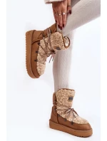 Vodotěsné boty na platformě D.Franklin Hnědá