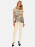 Dámský Top Over Beige - Potis & Verso Dámský Top Over Beige - Potis & Verso