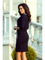 Tmavě modré dámské sportovní šaty se stahováním model 6537153 Tmavě modré dámské sportovní šaty se stahováním model 6537153