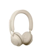 Bezdrátová sluchátka do uší Jabra Evolve2 65 UC Stereo Link380a, béžová