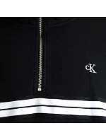 Calvin Klein Fleecová mikina na zip s kapucí Logo Tape Black - LZ04RE285G-UB1 pánské Calvin Klein Fleecová mikina na zip s kapucí Logo Tape Black - LZ04RE285G-UB1 pánské