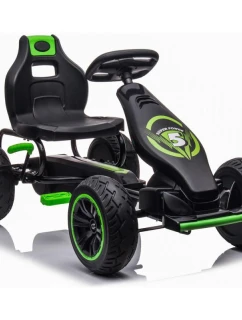 MOTOKÁROVÉ ŠLAPACÍ AUTO ENERO 18 ČERNÉ A ZELENÉ