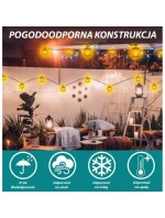 SOLÁRNÍ LAMPA FIREBALLS 7CM 5KS