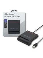 ČTEČKA ČIPOVÝCH KARET QOLTEC ID USB 2.0 | PLUG&PLAY