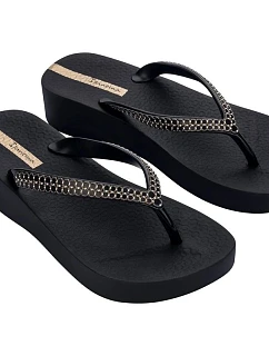 Ipanema boty dámské žabky Mesh XI Plat Fem platform black dámské