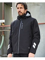 Daiber JN 1815 Pracovní hardshellová polstrovaná bunda 02.1815 black/carbon Daiber JN 1815 Pracovní hardshellová polstrovaná bunda 02.1815 black/carbon