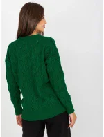 Dámský svetr LC SW 8035 tmavě zelený