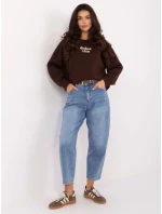 Mikina MJ BL H2525.66 tmavě hnědá Mikina MJ BL H2525.66 tmavě hnědá