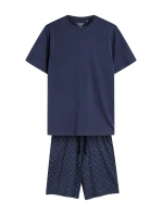 Pánské pyžamo 42601 Shore light blue - HENDERSON