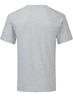 Fruit of the Loom Iconic 150 V-Neck T Tričko s výstřihem do V 16.1442 heather grey