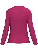 Kariban K 382 Dámské tričko do V s dl. rukávem 20.K382 fuchsia