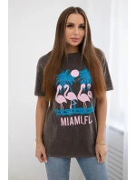 Halenka z rubané bavlny Miami hnědý Halenka z rubané bavlny Miami hnědý