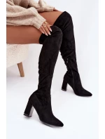 Dámské Eko Semišové Nad Koleno Boty S Přední Thamine Dámské Eko Semišové Nad Koleno Boty S Přední Thamine