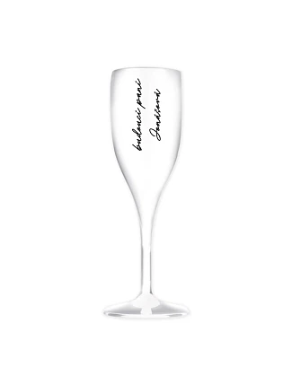 Personalizovaná nerozbitná prosecco sklenice - budoucí paní