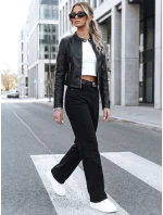 Dámská kožená bunda CHIC STYLE černá FashionStreet TY3897
