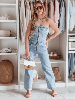 Dámský džínový overal s korzetem GORSSANKA modrý FashionStreet EY2587