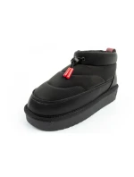 D.Franklin snow boots dámské zimní módní zateplené boty černé dámské