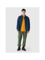 Pánské tričko oversize s potiskem 4F 4FRAW24TTSHM2578-70S