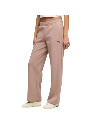Dámské kalhoty Puma ESS Elevated Straight Leg pastelově růžové 691817 88 dámské